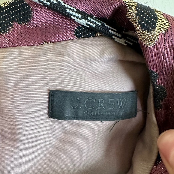 J. Crew Collection Metallic Marigold Top Sleeveless Blouse Women’s - Picture 8 of 10